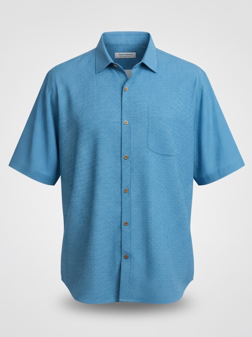 Tommy Bahama Bahama Coast IslandZone Shirt 2XLB Blue Stretch Performance